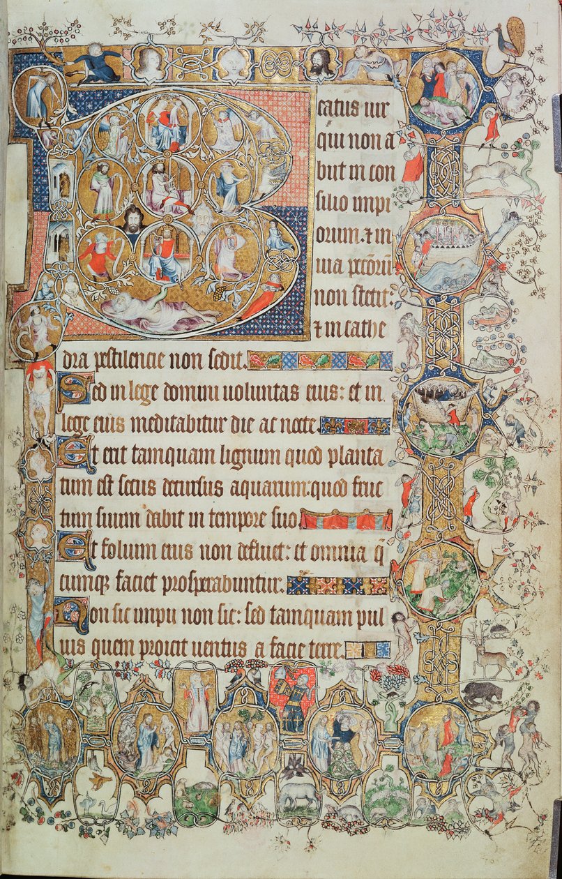 Initiale historiée 