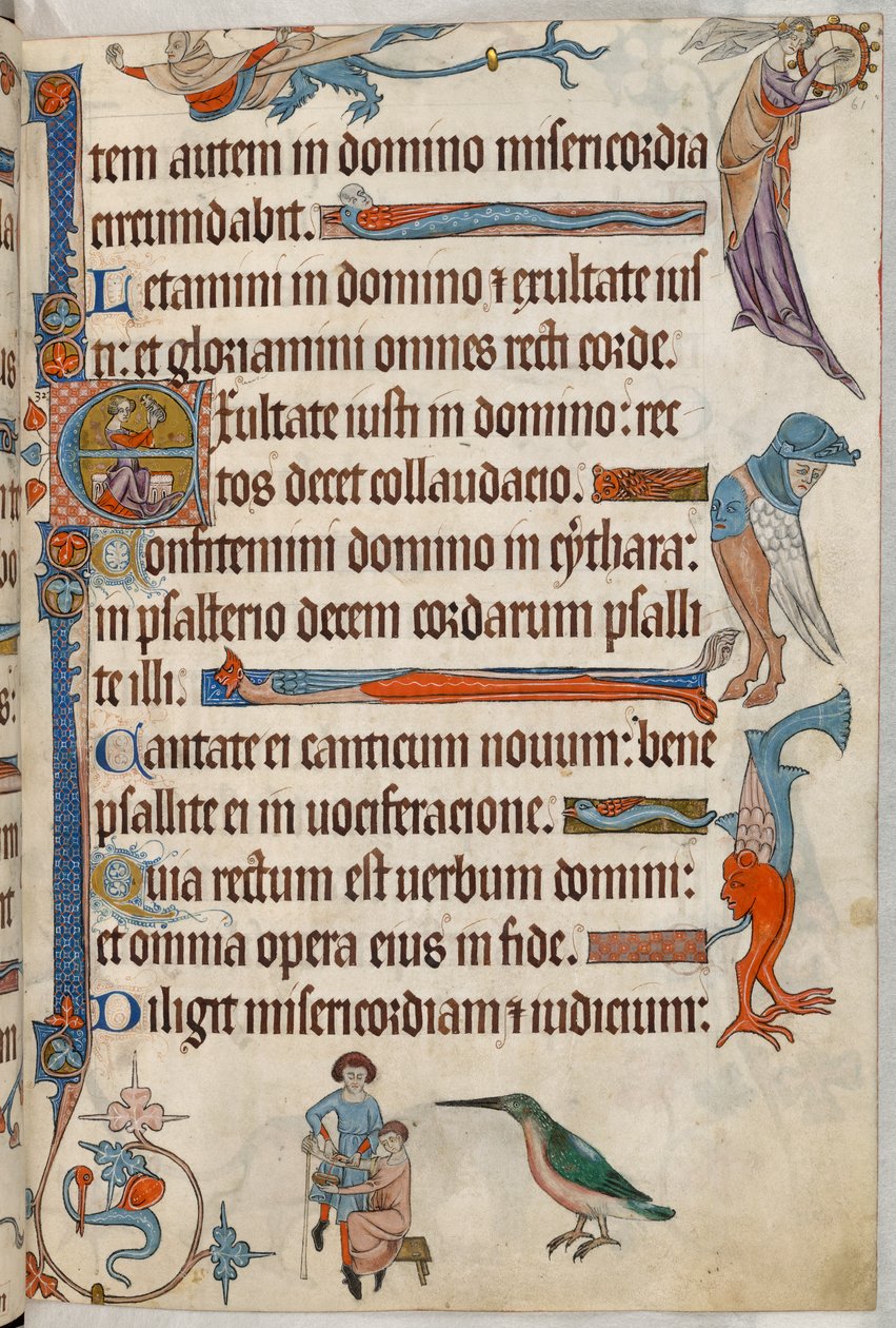 Add. 42130, f.61, Docteur saignant un patient, du 