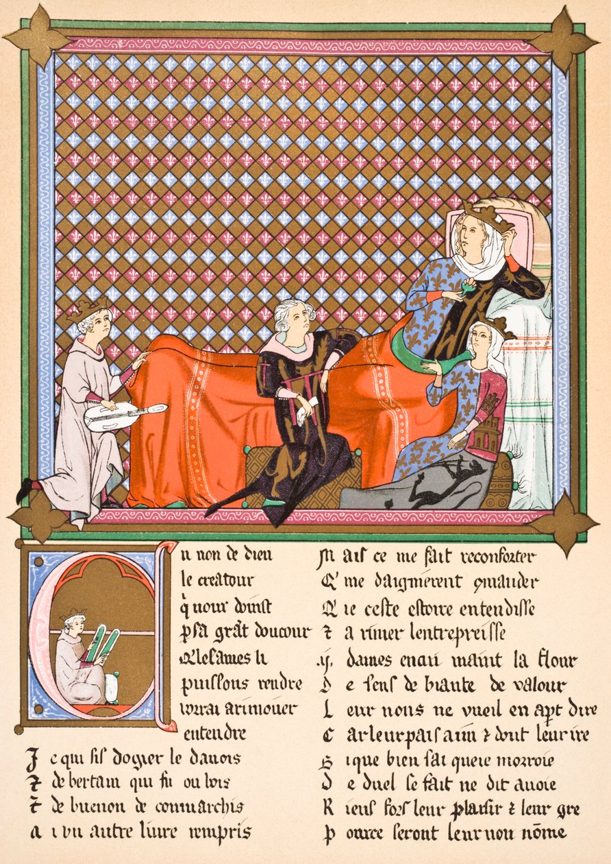 Adenez, le roi des ménestrels, 1878 - English School