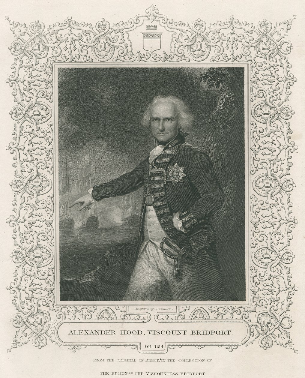 Alexander Hood, 1er vicomte Bridport, illustration de 