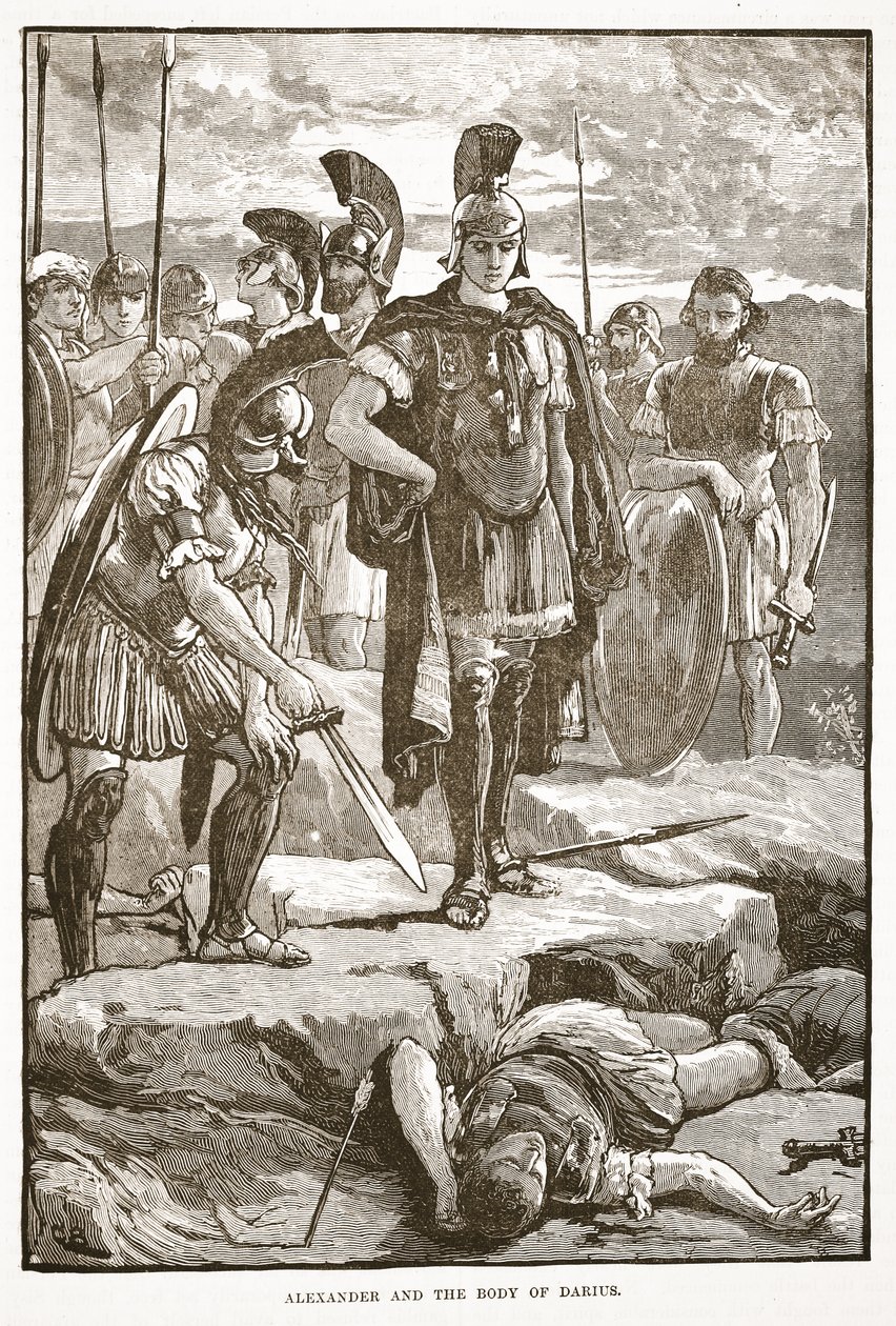 Alexandre et le corps de Darius - English School