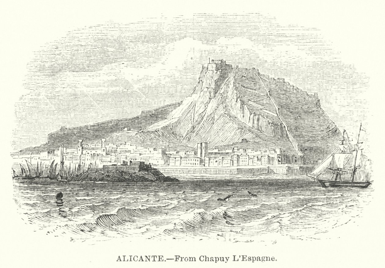 Alicante (gravure) - English School