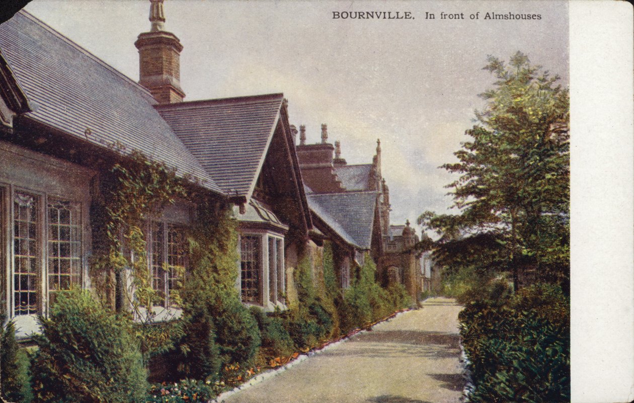 Almshouses in Bournville (photo) - English School