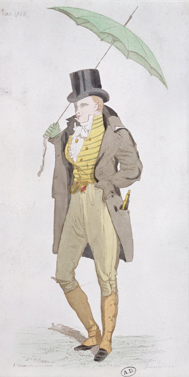 Un dandy anglais, vers 1802 - English School