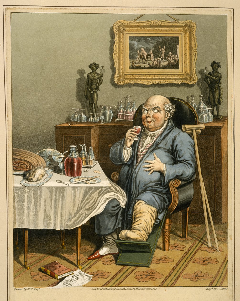 Un goût exquis, avec une compréhension élargie, publié par Thomas McLean, Londres, 1827 - English School