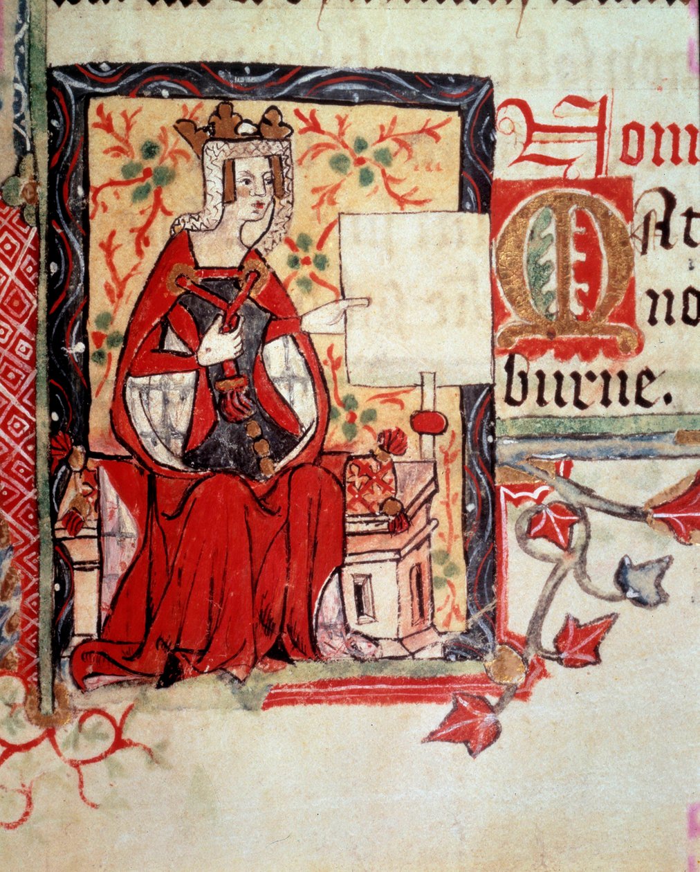Une illumination représentant Mathilde l