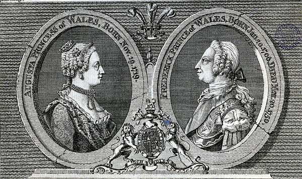 Augusta, Princesse de Galles et Frederick Louis, Prince de Galles, mémorial du Gentleman