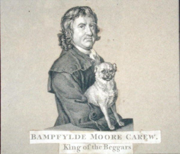 Bampfylde Moore Carew (1693-c.1770) Roi des mendiants (gravure) - English School
