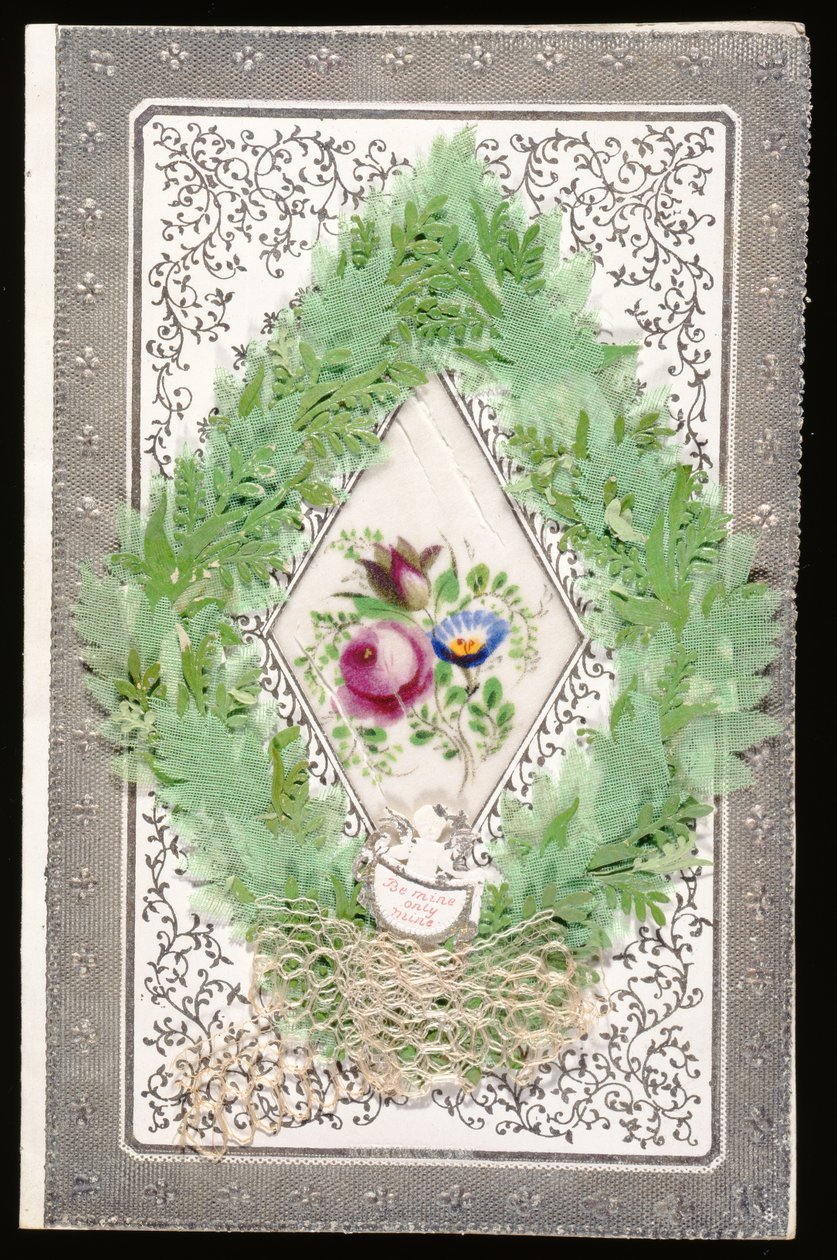 Sois mien seulement, carte de Saint-Valentin, c.1830 - English School