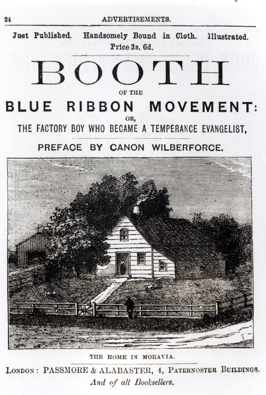 Stand du Mouvement du Ruban Bleu, 1883 - English School