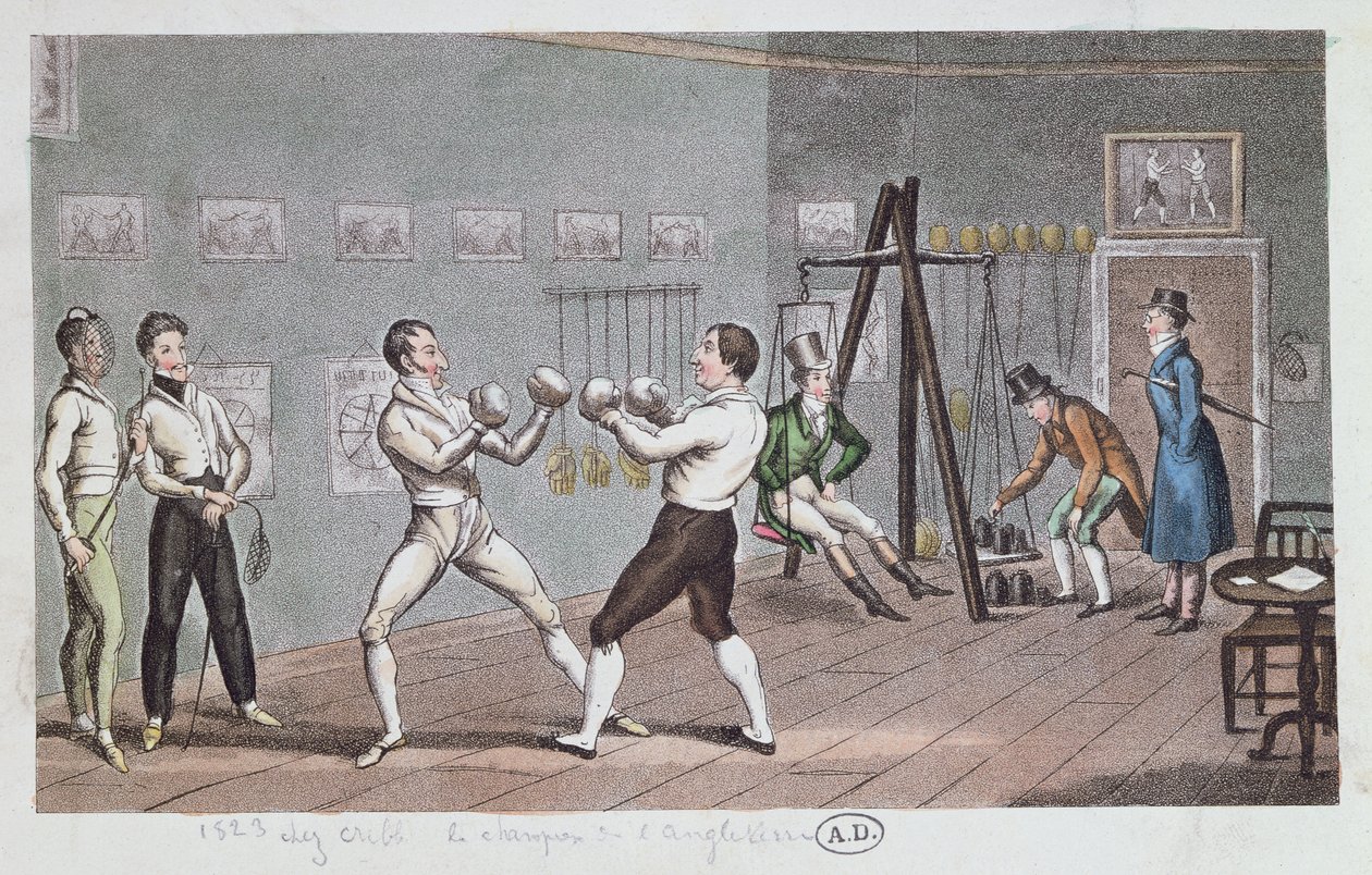 Boxe en Angleterre, 1823 - English School