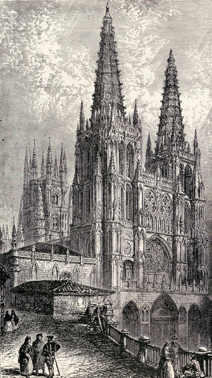 Cathédrale de Burgos, Burgos, Espagne, de 