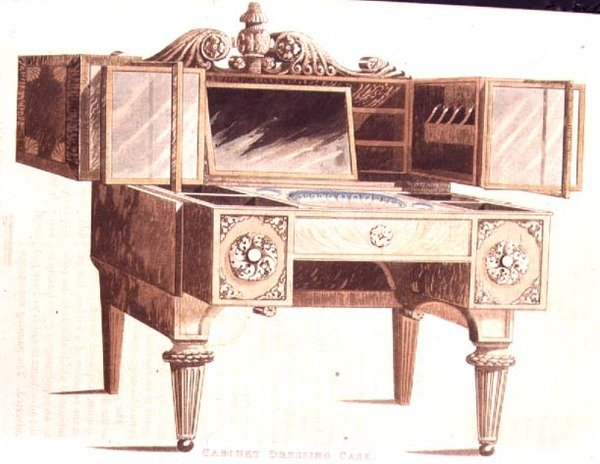 Coffret de toilette, planche 136 de Ackermann