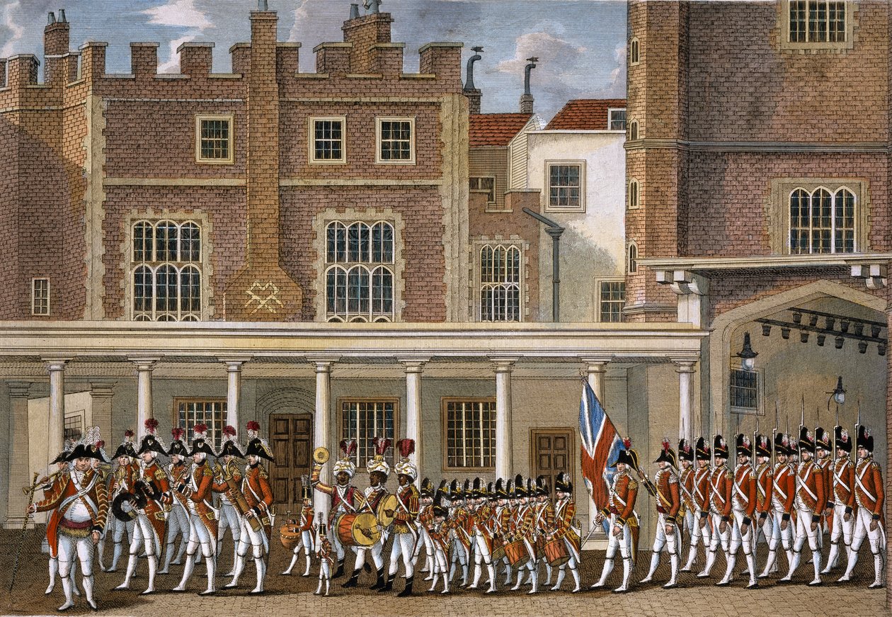 Changement de la garde au palais de St James - English School