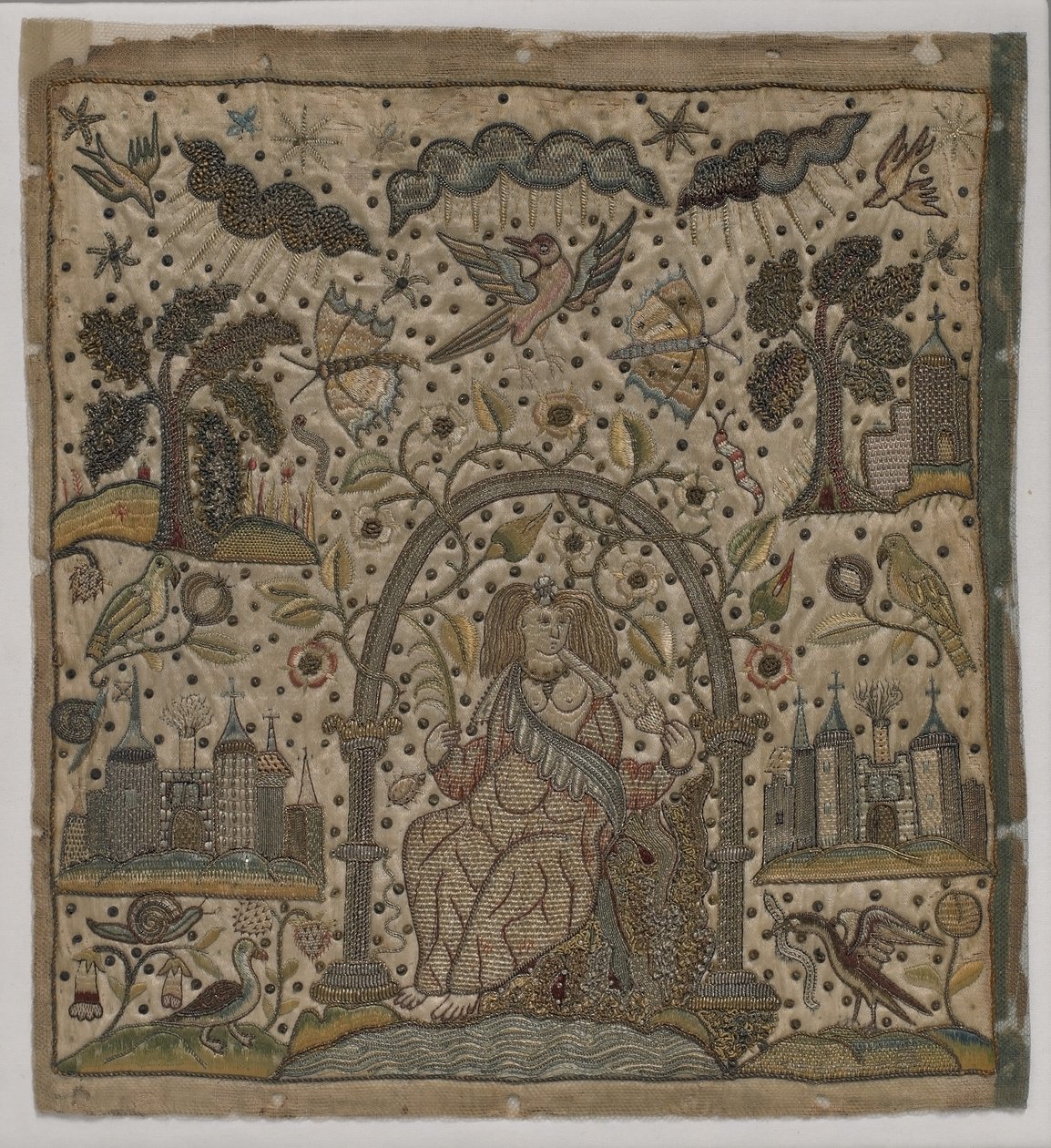 Charité sous une arche, vers 1640 - English School