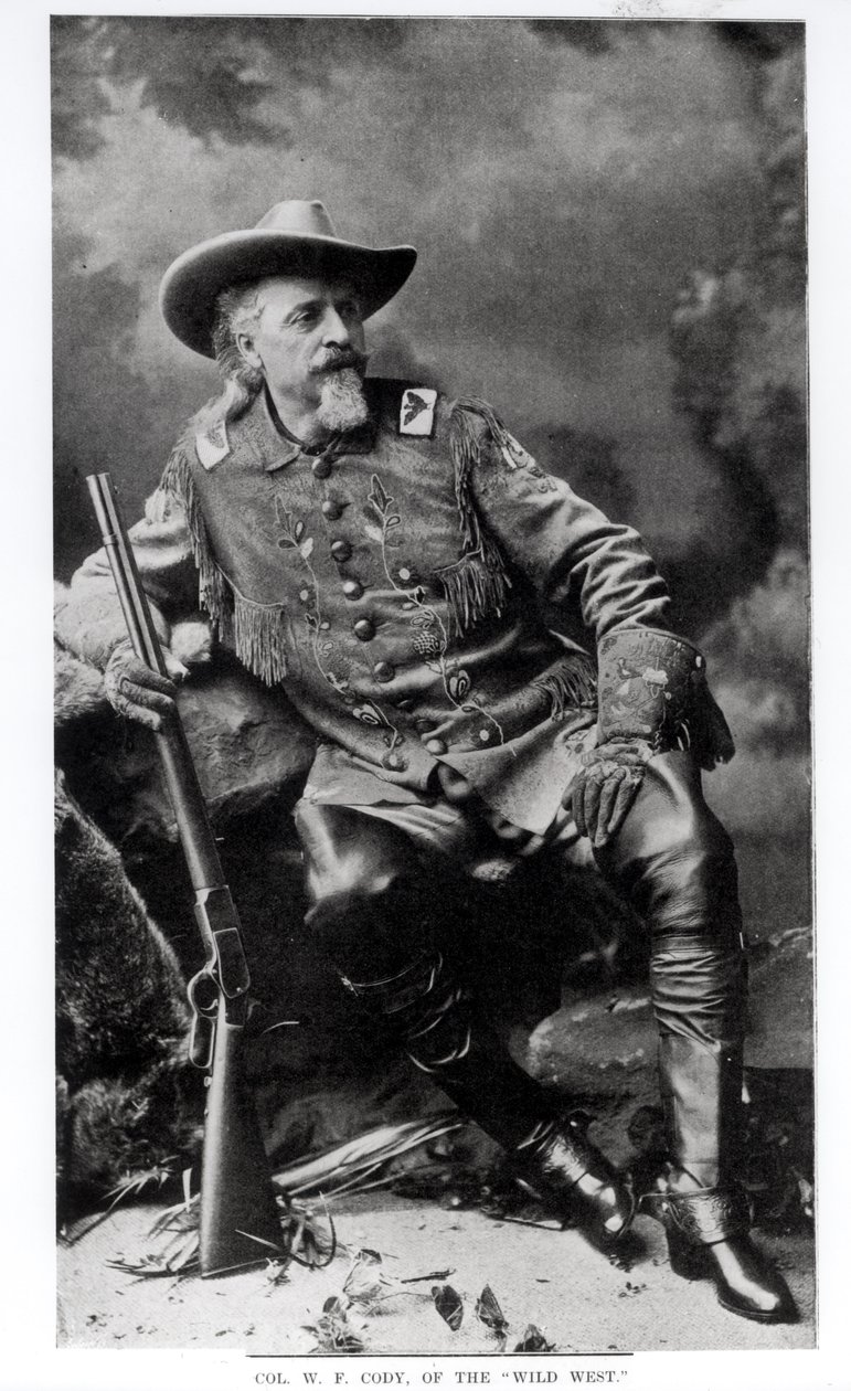 Colonel William Frederick Cody, également connu sous le nom de Buffalo Bill, 1903 - English School
