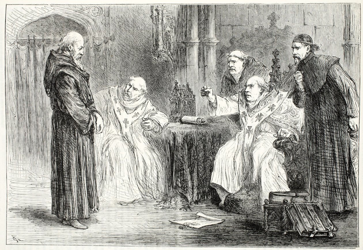 Conférence entre Thorpe et Arundel, illustration de L