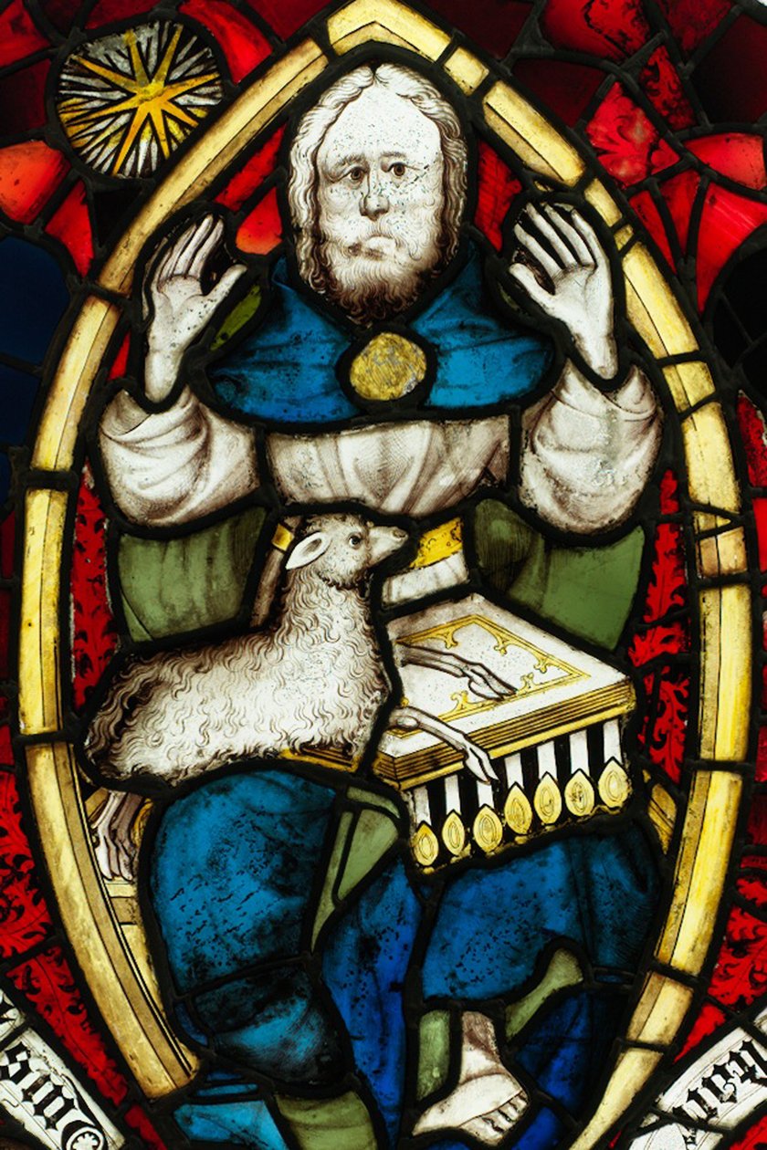 Section conservée de la Grande Fenêtre Est à York Minster : 