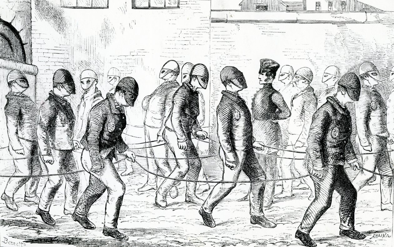 Détenus exerçant dans la prison de Pentonville, de 