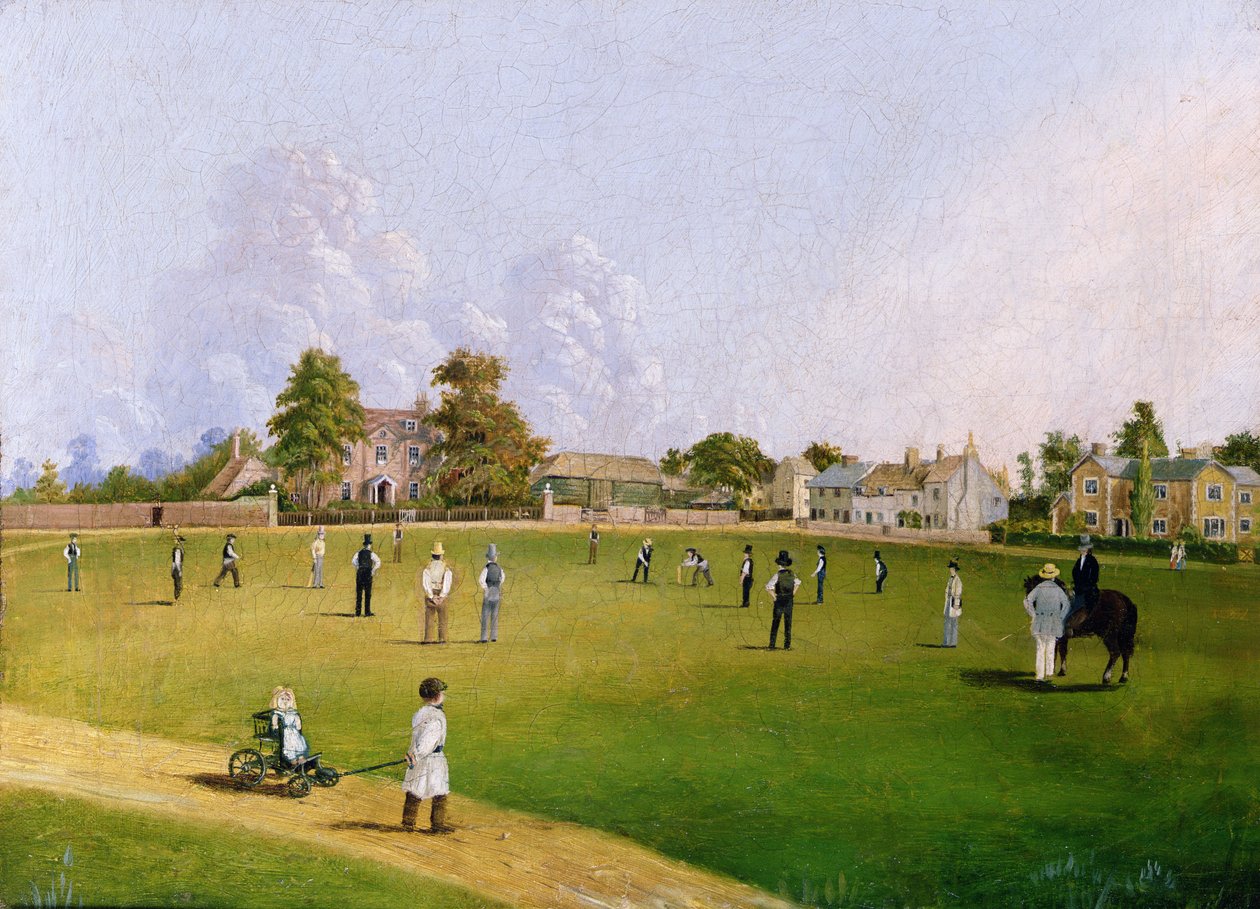 Cricket sur Mitcham Green - English School