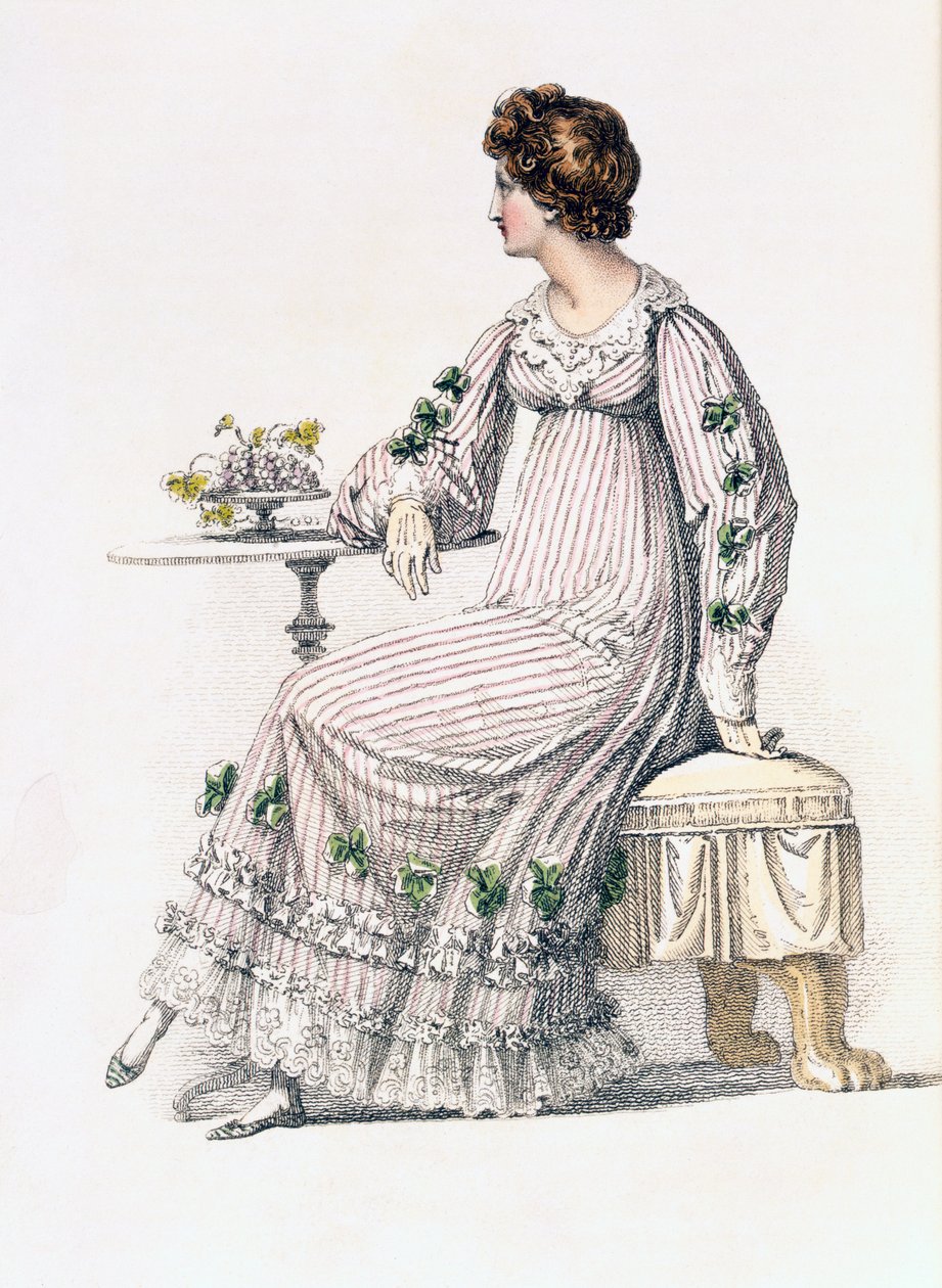 Robe de jour, planche de mode de Ackermann