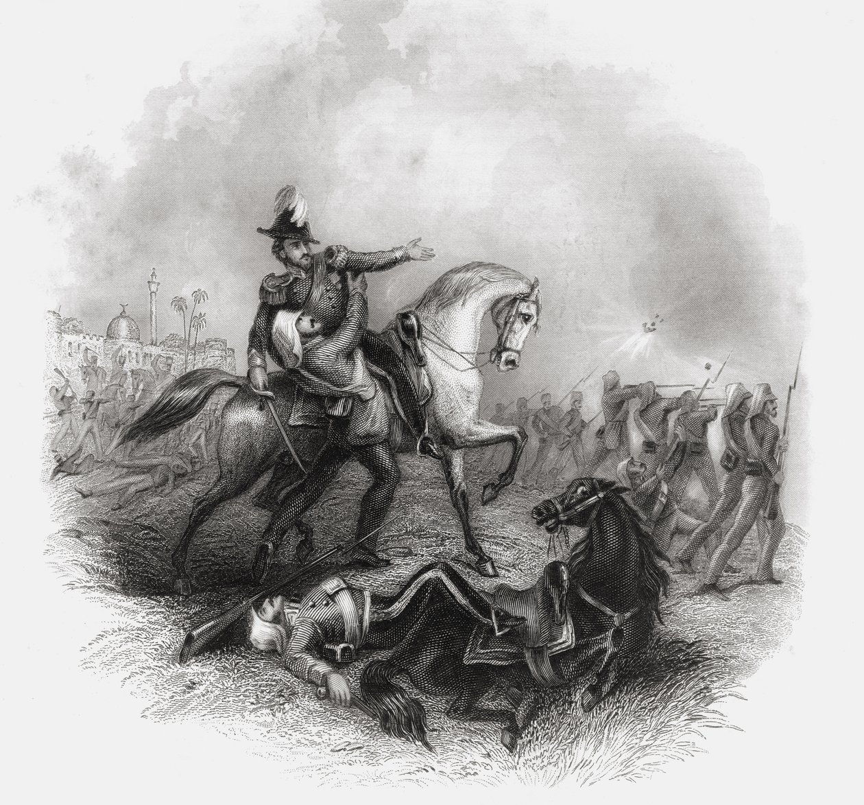 Mort de Sir Henry Montgomery Lawrence, de 