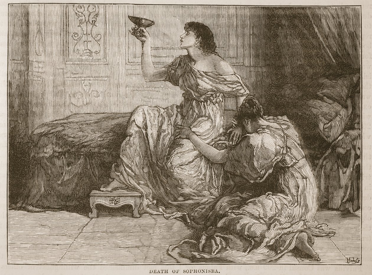 Mort de Sophonisbe - English School