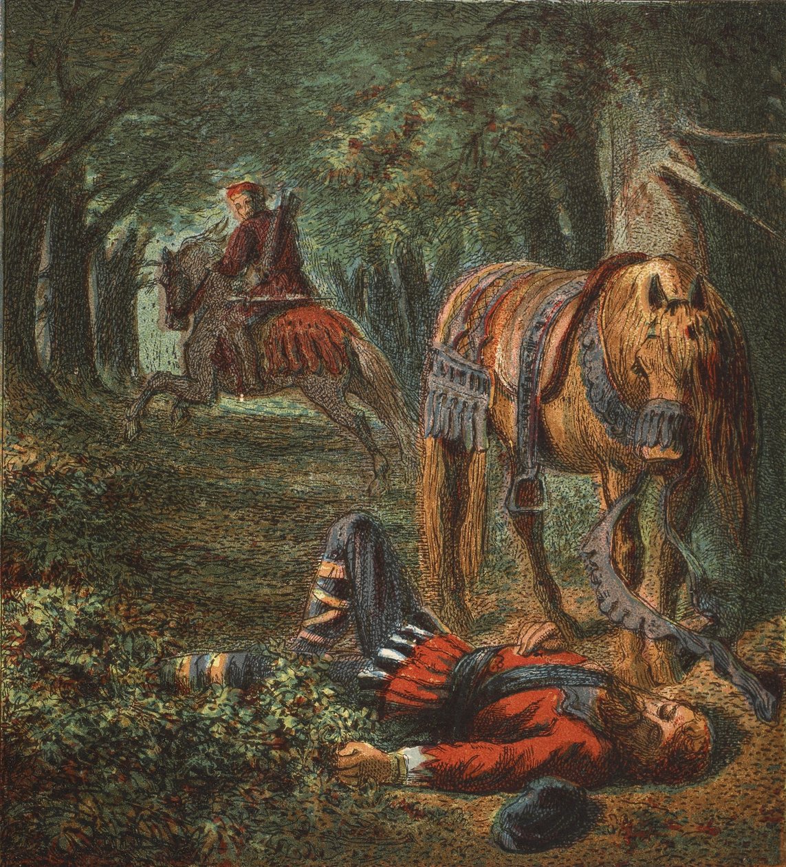 Mort de Guillaume le Second, pub. 1890 - English School