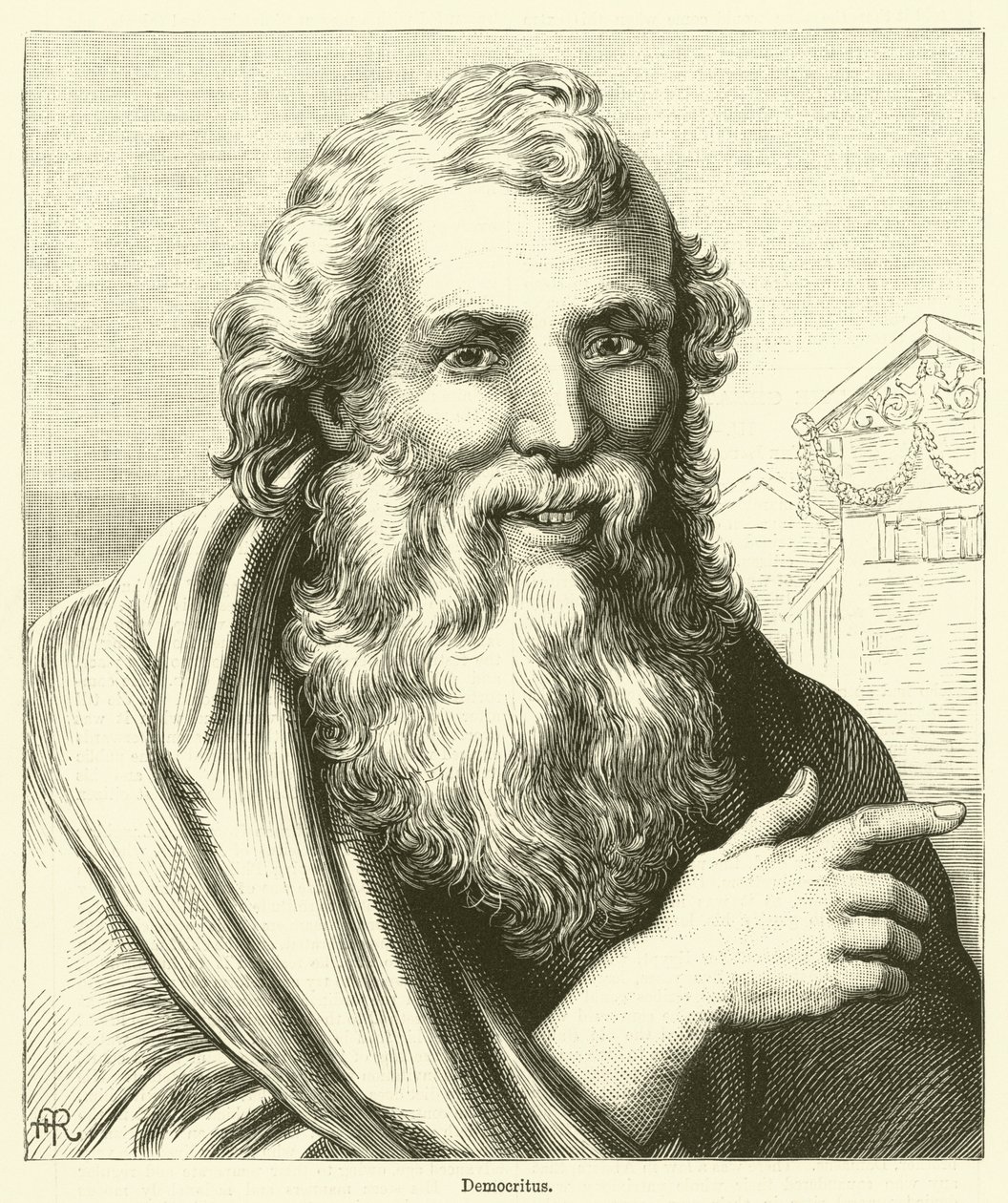 Démocrite (gravure) - English School