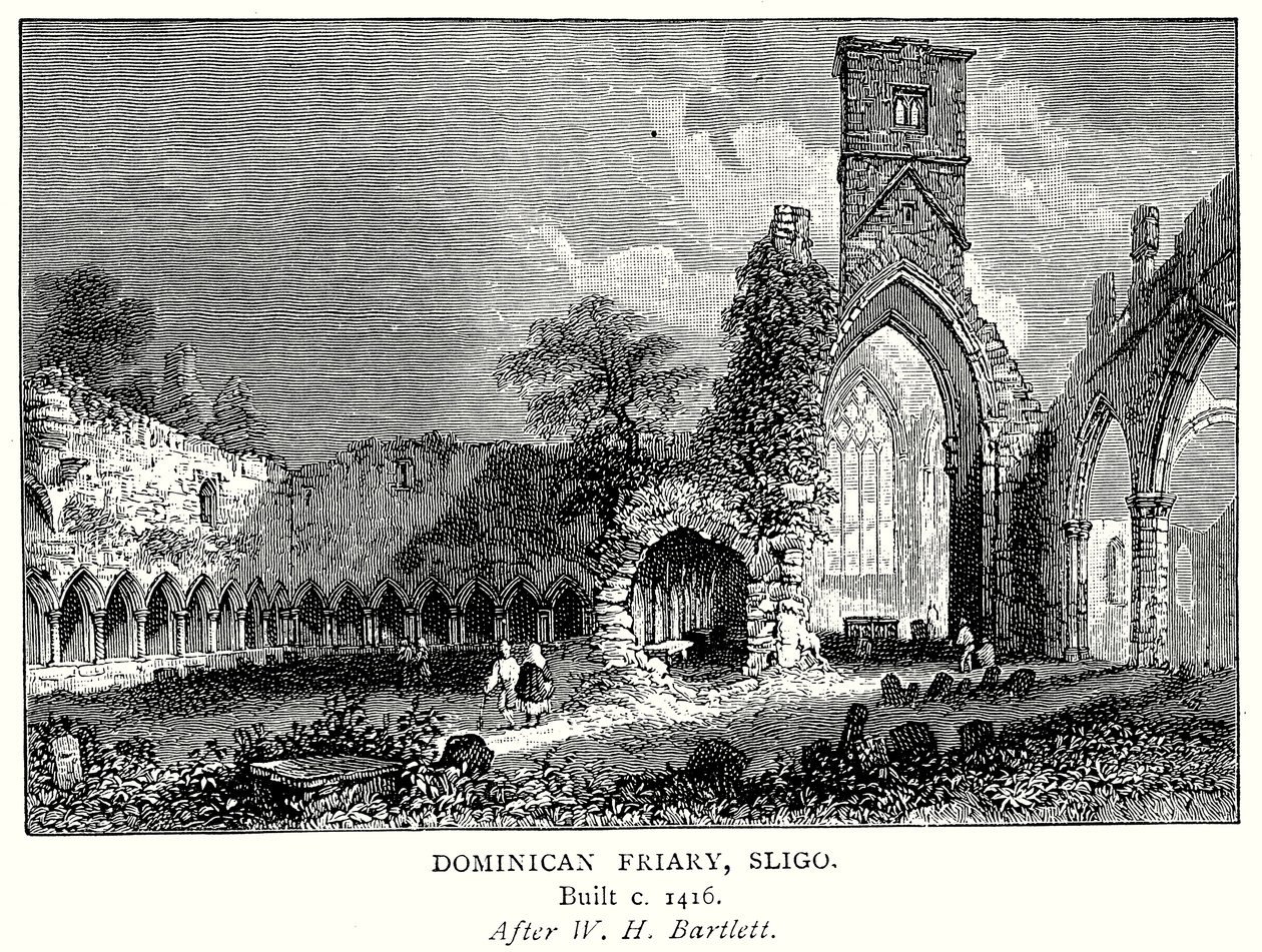 Frère dominicain, Sligo (gravure) - English School