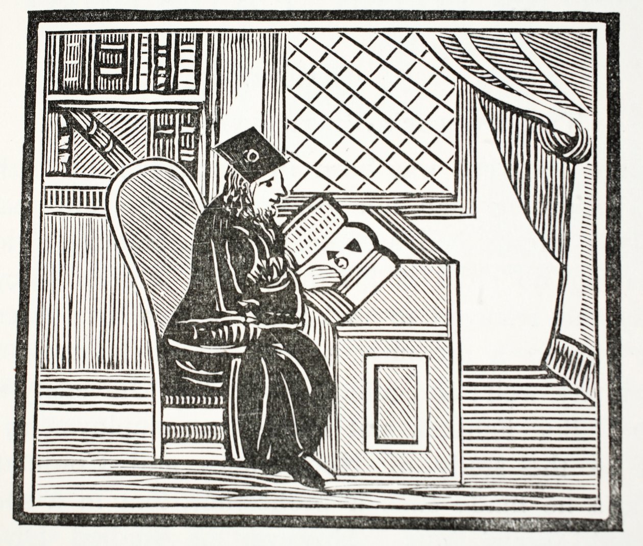 Dr. John Faustus, illustration de Chap-books du XVIIIe siècle par John Ashton, pub. 1882 - English School