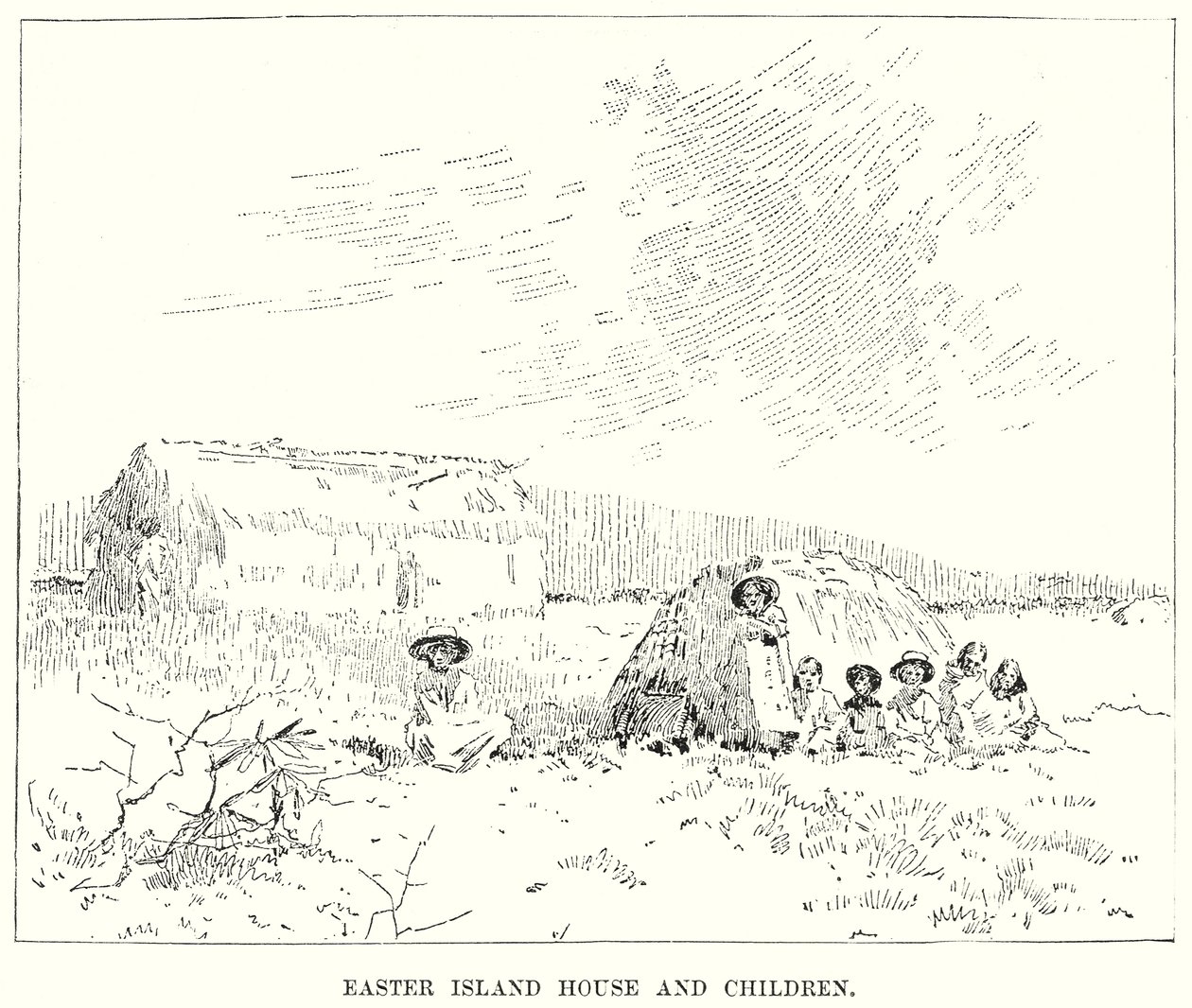Maison et enfants de l