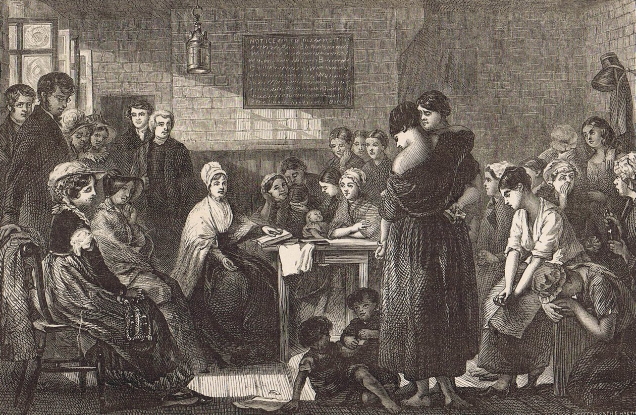 Elizabeth Fry (1780-1845) (gravure) - English School