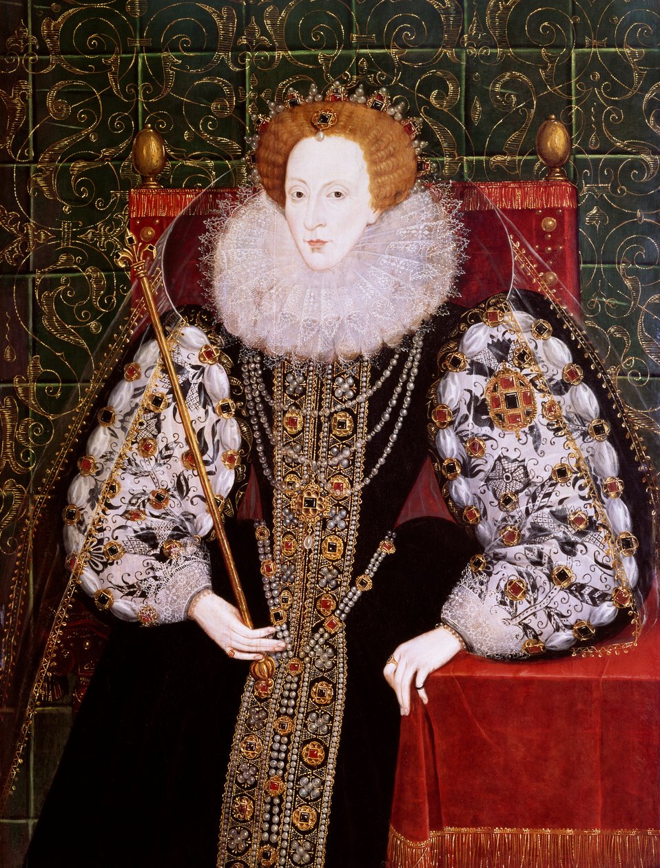 Élisabeth I, vers 1590 - English School