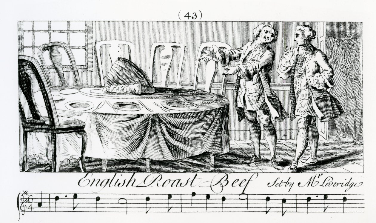 "Rôti de bœuf anglais" par M. Leveridge - English School
