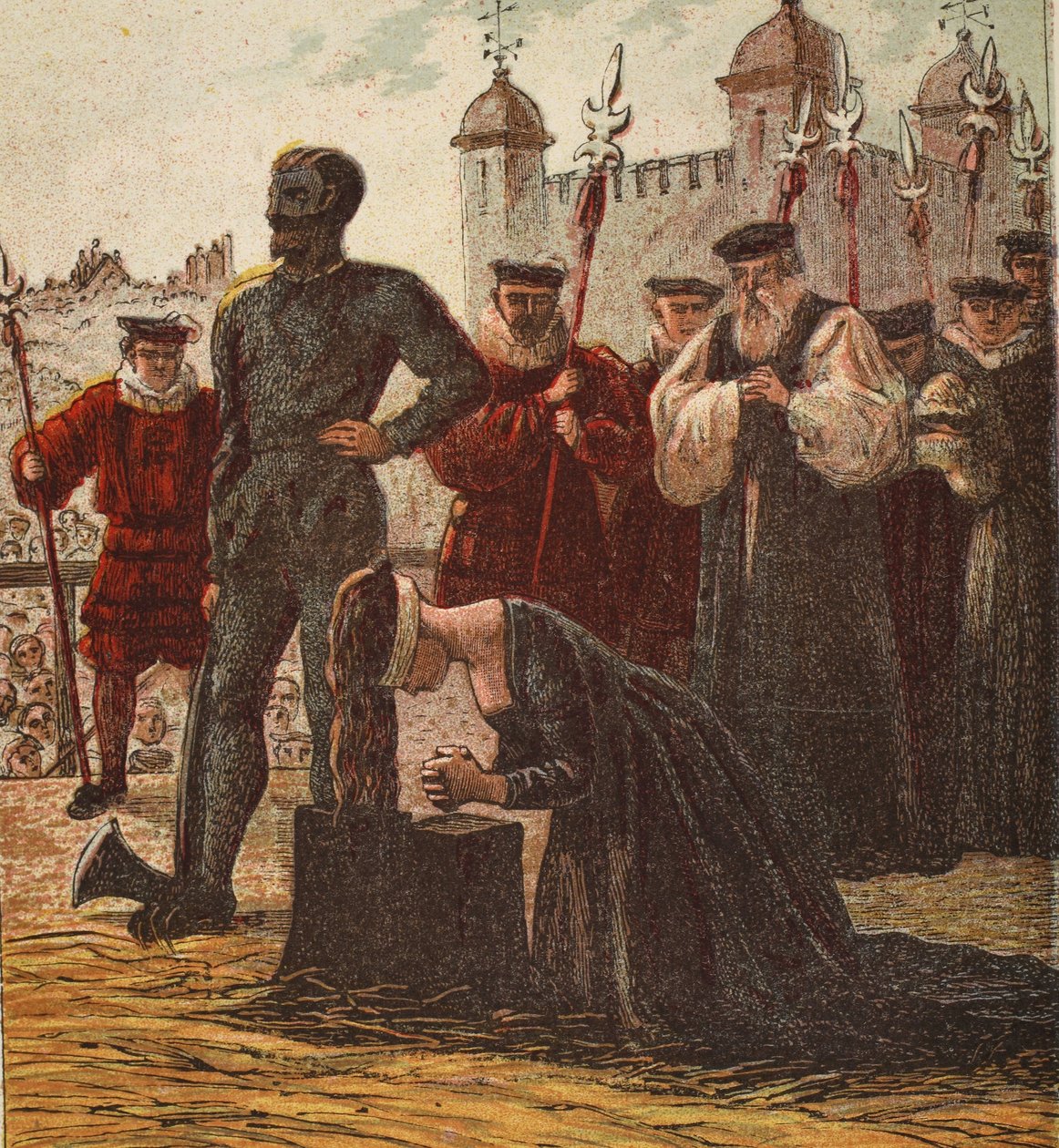 Exécution de Lady Jane Grey, pub. 1890 - English School