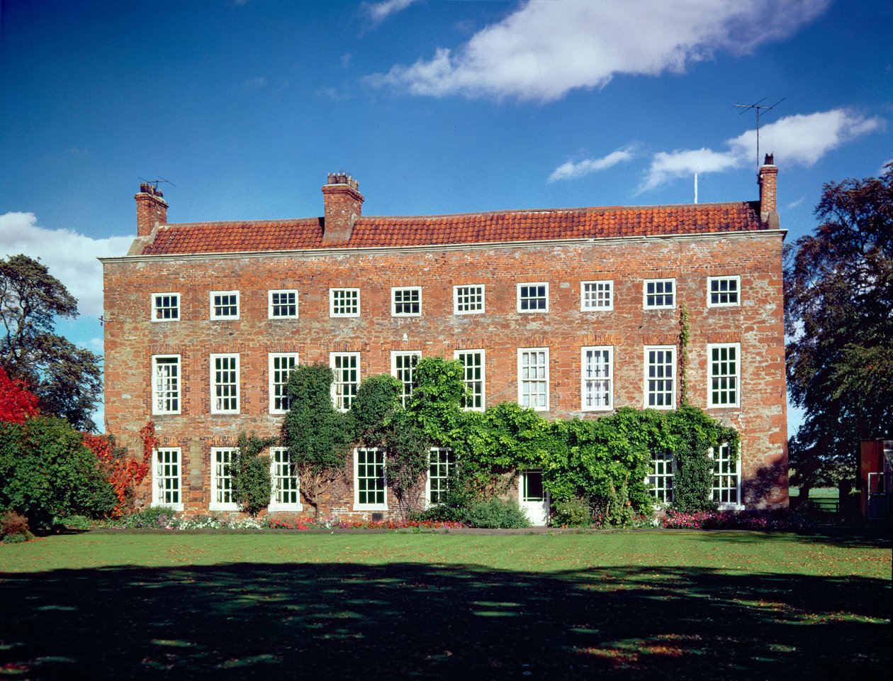 Vue extérieure de Low Middleton Hall, Middleton St. George, Durham - English School