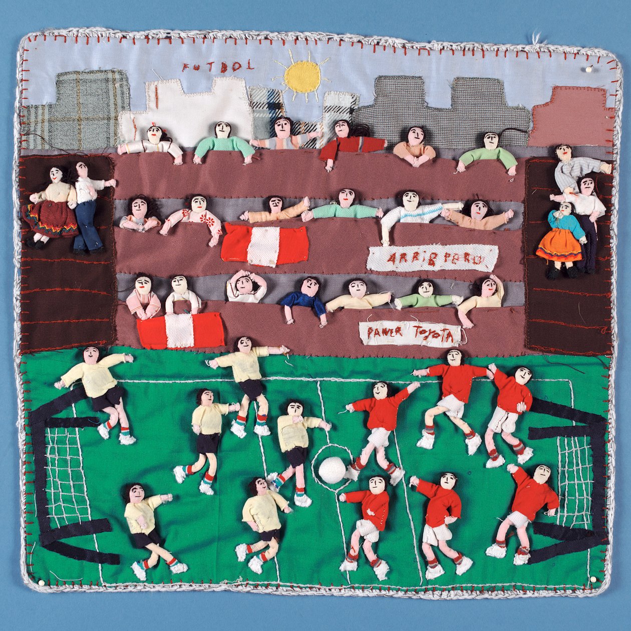 Collage de tissu d