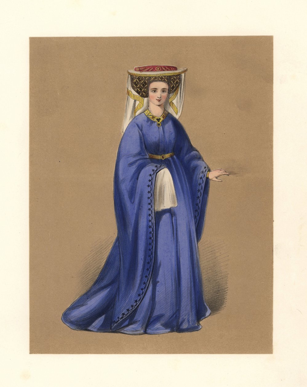 Mode sous les règnes des rois Henri IV et V, illustration de 