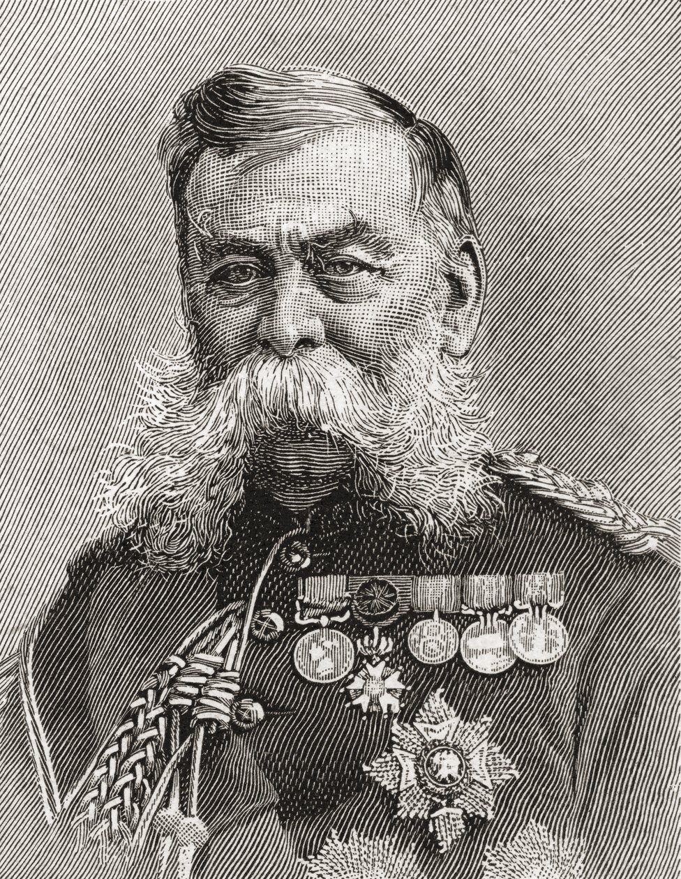 Field Marshal Sir John Linthorn Arabin Simmons - English School