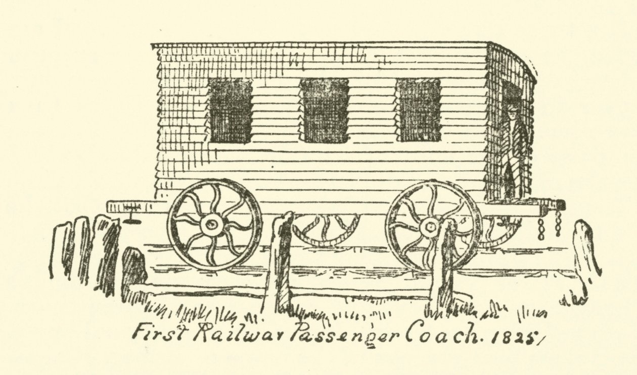 Première voiture de chemin de fer pour passagers - English School