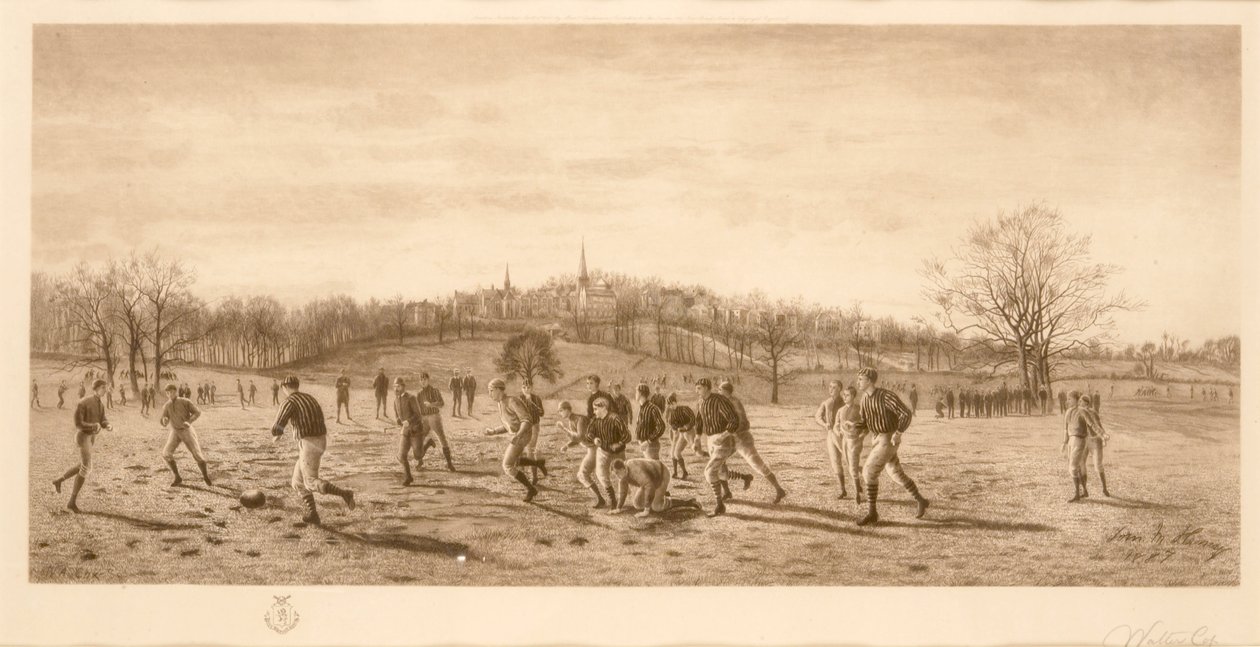 Football à Harrow School, 1887 - English School