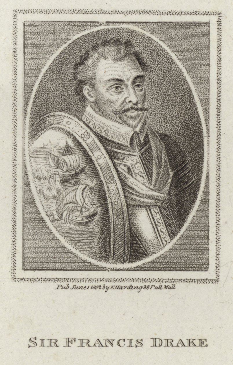 Francis Drake (gravure) - English School