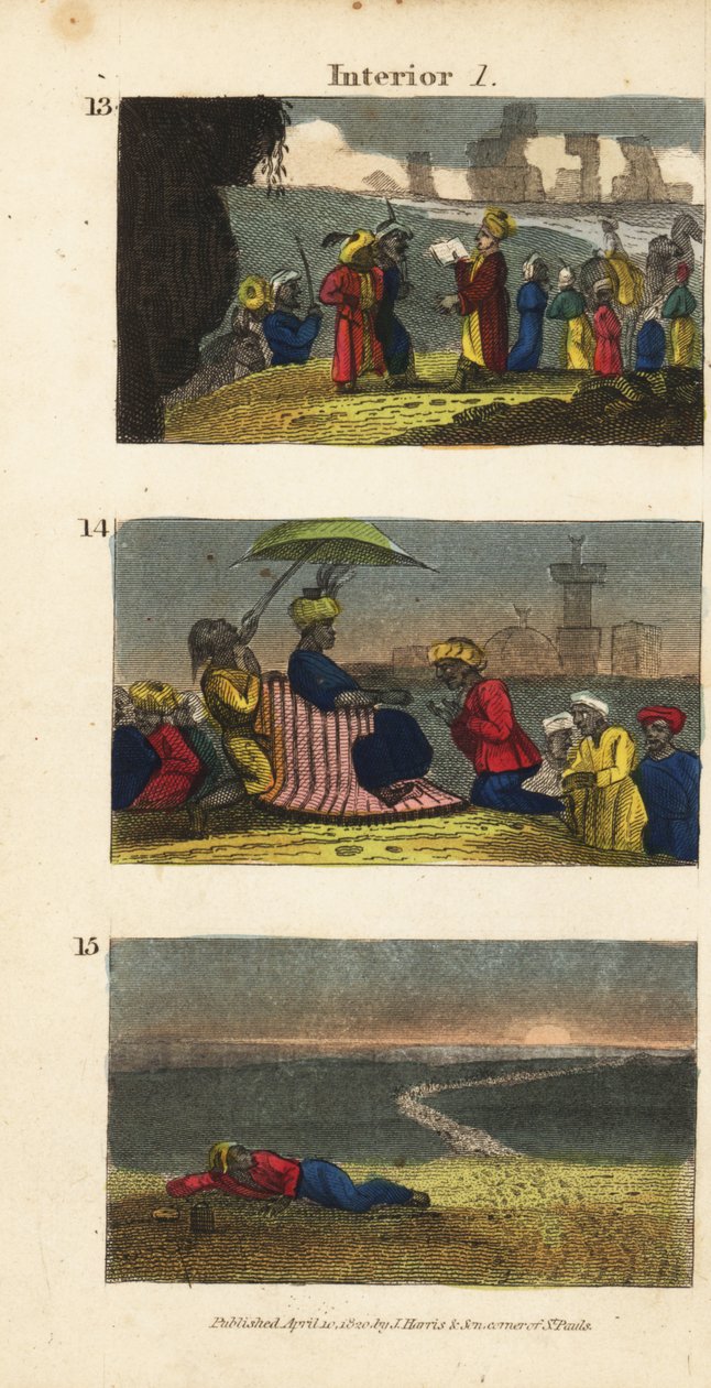 Frederick Horneman lisant le Coran aux Berbères de l