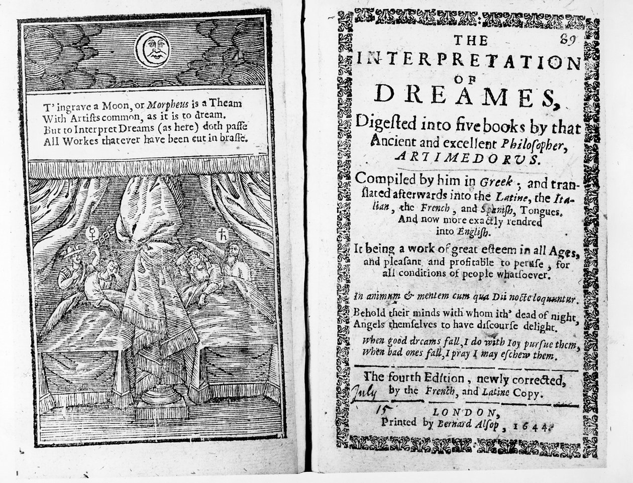 Frontispice et page de titre de L