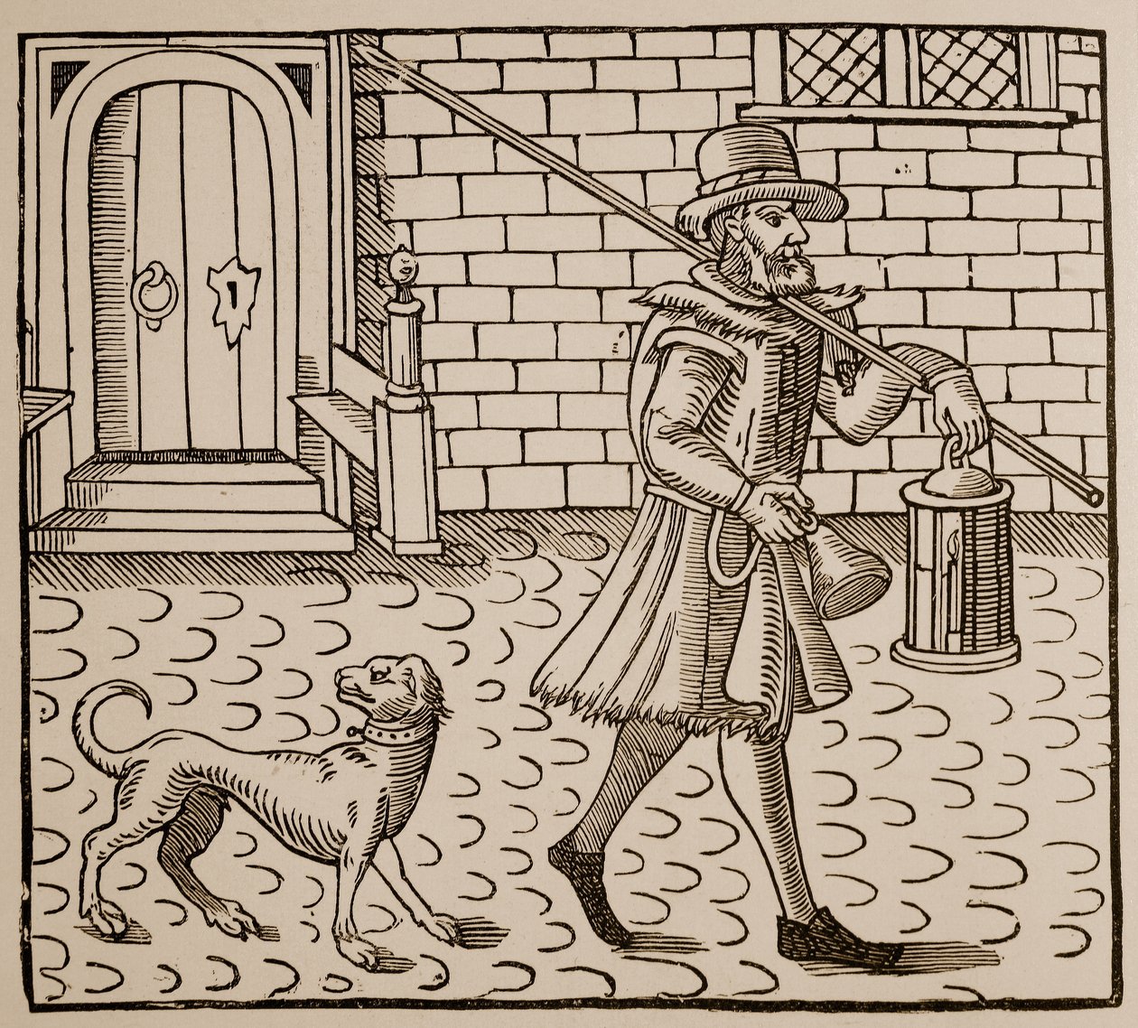 Frontispice de The Bellman of London, par Thomas Dekker (1572-1632), 1616 - English School