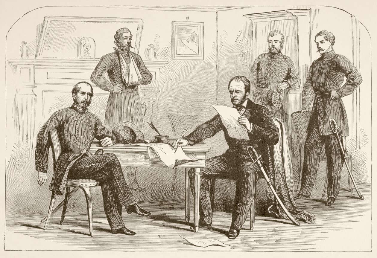 Le général Joseph Eggleston Johnston rend l