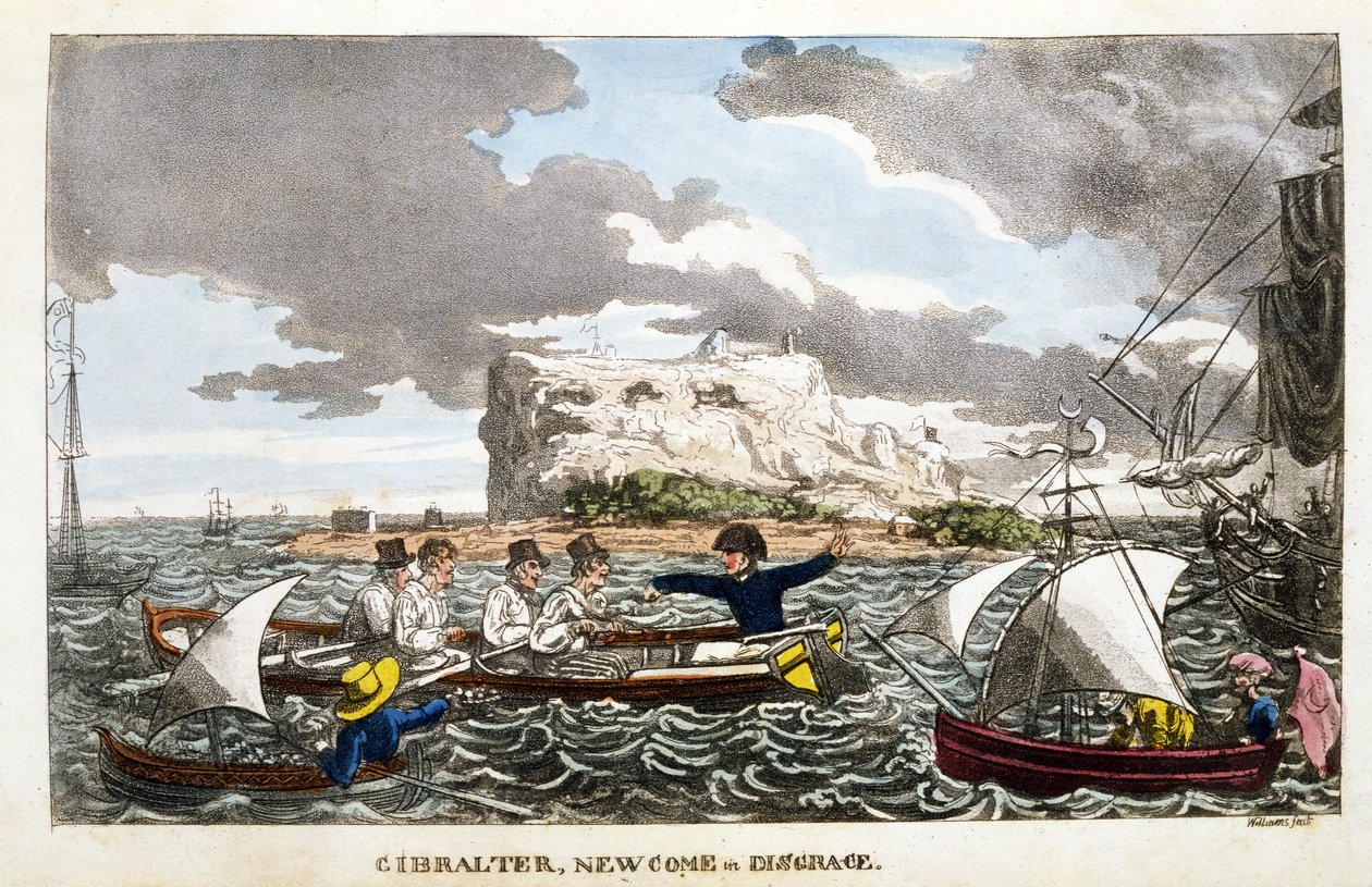 Gibraltar : Newcome en disgrâce, planche de 