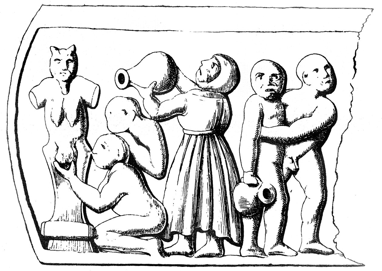 Eucharistie gnostique, panneau latéral d