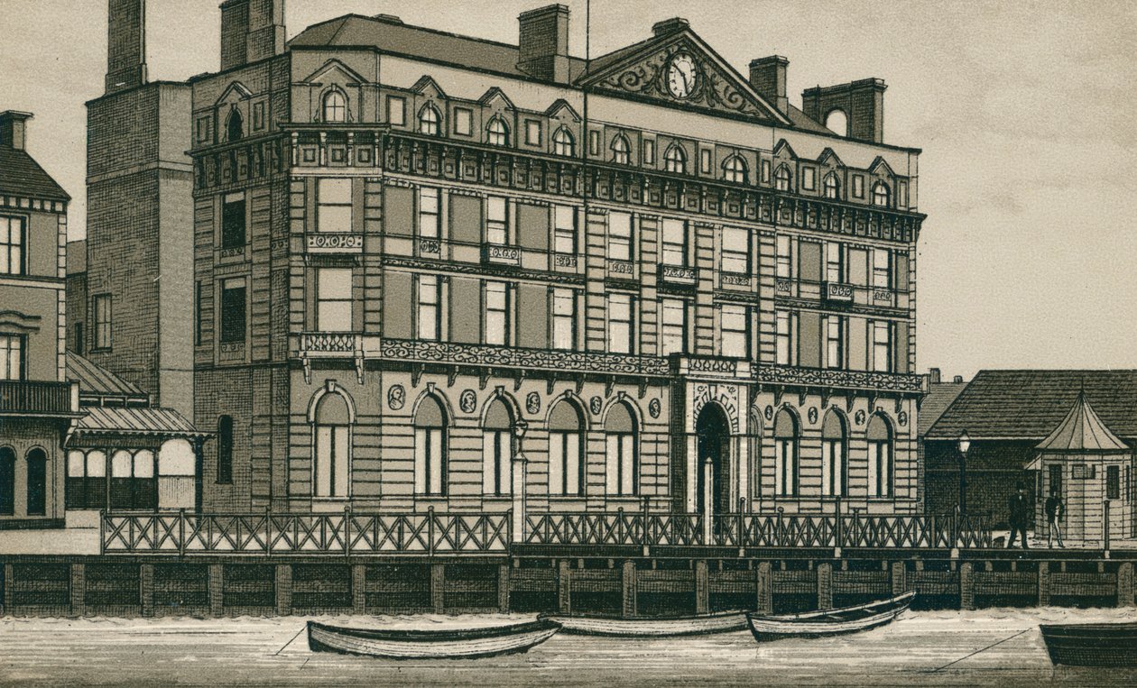 Hôtel Great Eastern, Harwich (lithographie) - English School